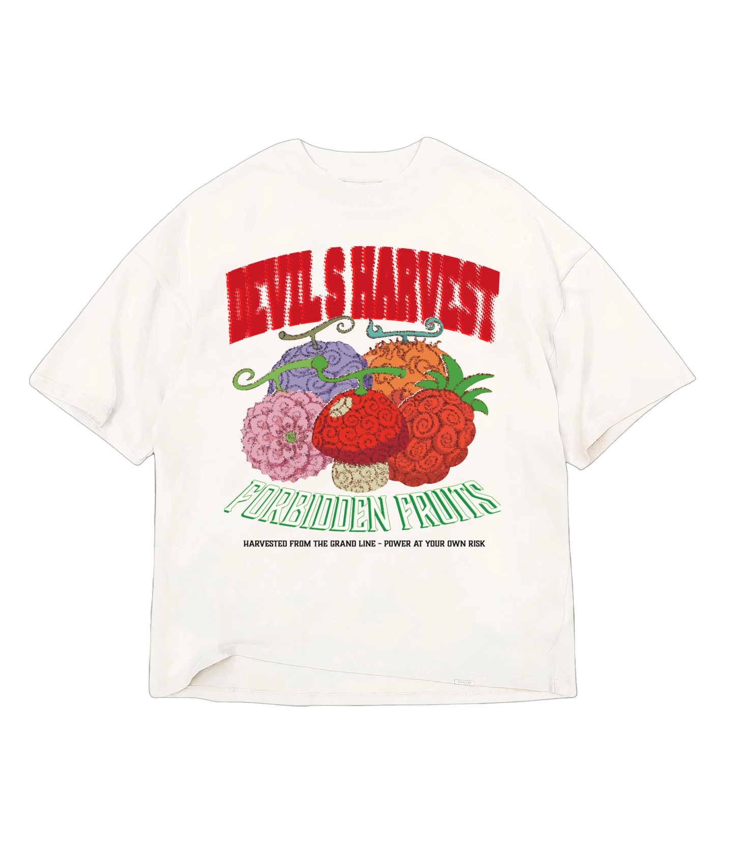 PLAYERA OVERSIZE DEVIL FRUITS